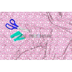 ¡PREVENTA! Tela Guess Fucsia - 150cm/ancho