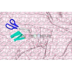 ¡PREVENTA! Tela Guess Rosa Bebé - 150cm/ancho