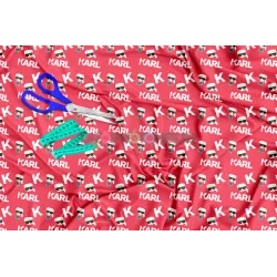 ¡PREVENTA! Tela Karl Lagerfeld Rojo - 150cm/ancho