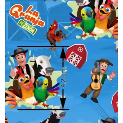 ¡PREVENTA! Tela Granja de Zenon - 150cm/ancho 2