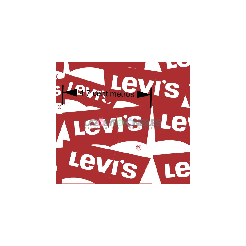 ¡PREVENTA! Tela Levis Rojo - 150cm/ancho