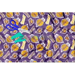 ¡PREVENTA! Tela Lakers - 150cm/ancho