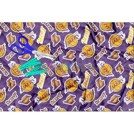 ¡PREVENTA! Tela Lakers - 150cm/ancho