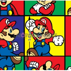 ¡PREVENTA! Tela Mario Bros - 150cm/ancho 2