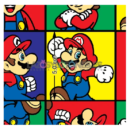 ¡PREVENTA! Tela Mario Bros - 150cm/ancho