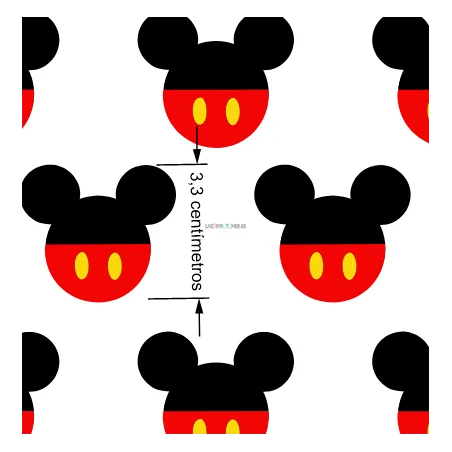 ¡PREVENTA! Tela Mickey Mouse - 150cm/ancho