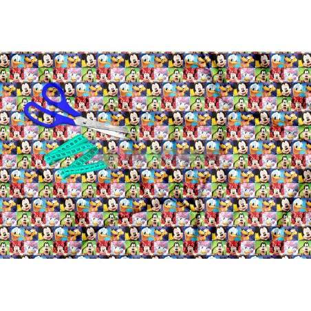 ¡PREVENTA! Tela Mickey y Amigos - 150cm/ancho