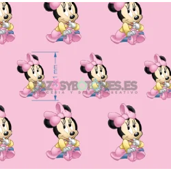 ¡PREVENTA! Tela Minnie Baby - 150cm/ancho 2