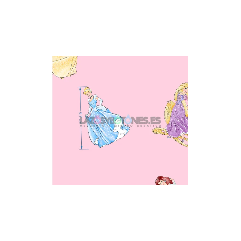 ¡PREVENTA! Tela Princesas Disney - 150cm/ancho
