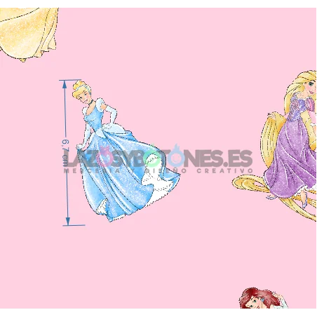 ¡PREVENTA! Tela Princesas Disney - 150cm/ancho