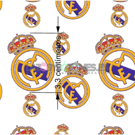 ¡PREVENTA! Tela Real Madrid - 150cm/ancho