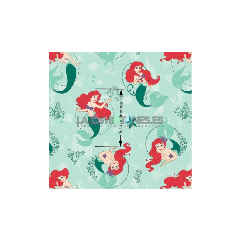 ¡PREVENTA! Tela Sirenita - 150cm/ancho