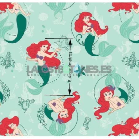 ¡PREVENTA! Tela Sirenita - 150cm/ancho