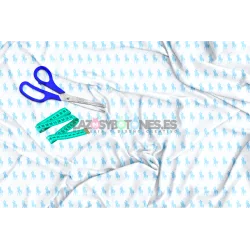 ¡PREVENTA! Tela Polo RL Blanco/Azul - 150cm/ancho