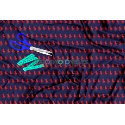 ¡PREVENTA! Tela Polo RL Marino/Rojo - 150cm/ancho