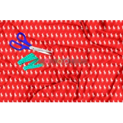 ¡PREVENTA! Tela Polo RL Rojo/Blanco - 150cm/ancho