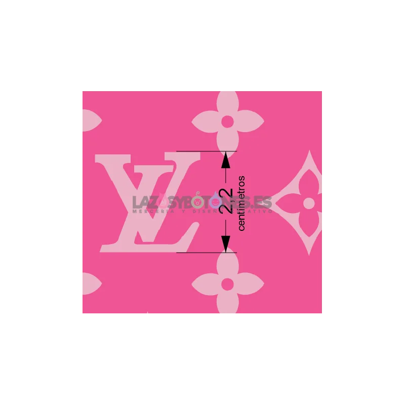 ¡PREVENTA! Tela LV Fucsia - 150cm/ancho