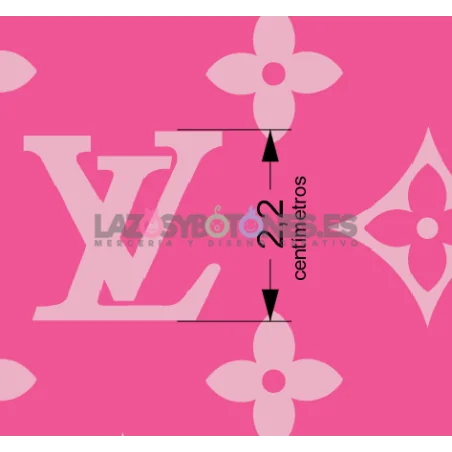 ¡PREVENTA! Tela LV Fucsia - 150cm/ancho