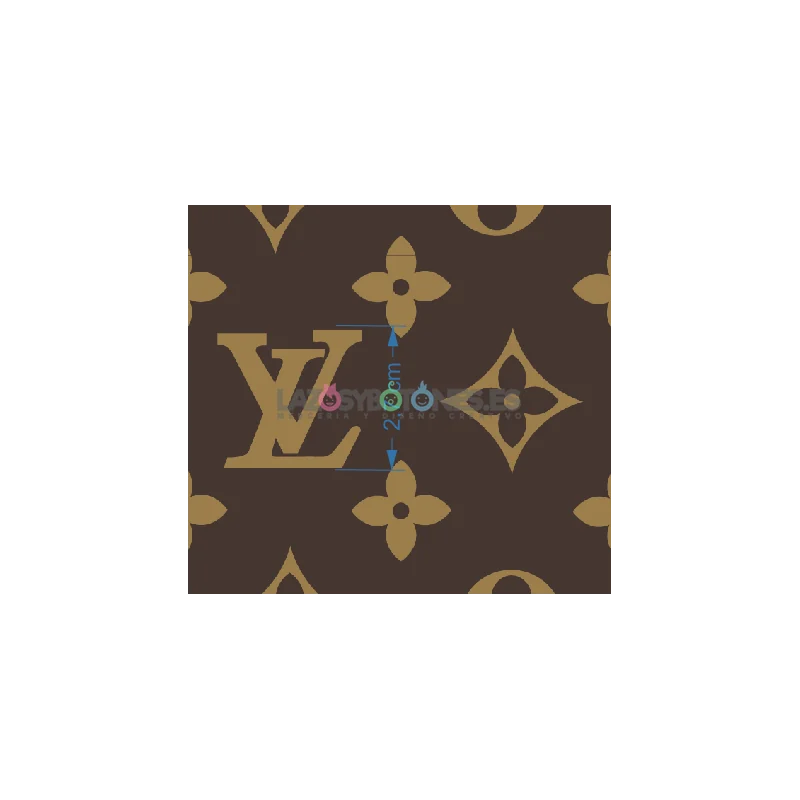 ¡PREVENTA! Tela LV Marrón/Camel - 150cm/ancho