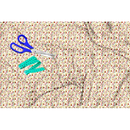 Tela Rayo Vallecano - 150cm/ancho