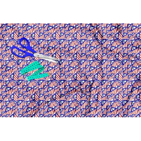 Tela Atlético de Madrid - 150cm/ancho