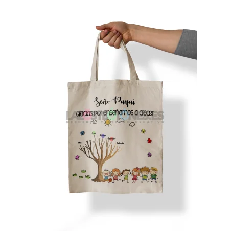 BOLSA PERSONALIZADA PROFESORES - HUELLAS