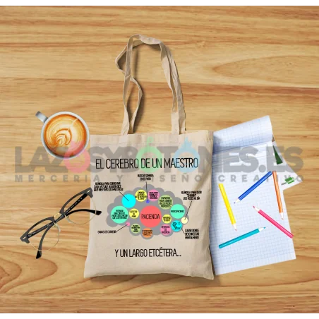 BOLSA PERSONALIZADA PROFESORES - CEREBRO