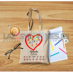 BOLSA PERSONALIZADA PROFESORES - CORAZÓN