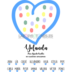 BOLSA PERSONALIZADA PROFESORES - CORAZÓN 2