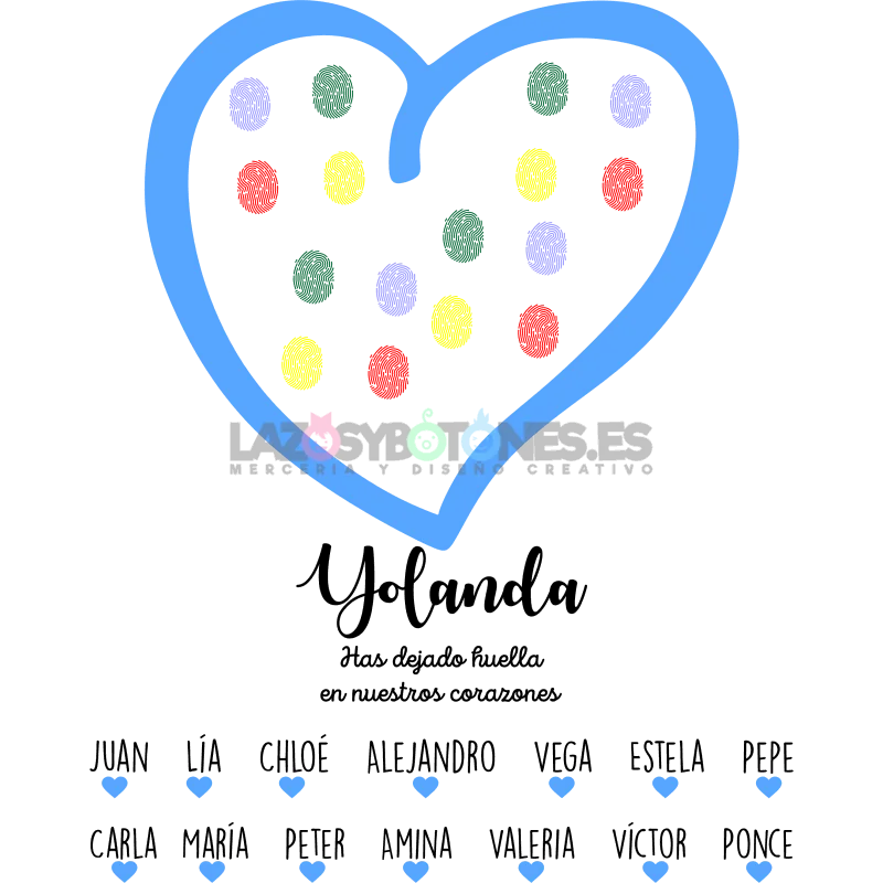 BOLSA PERSONALIZADA PROFESORES - CORAZÓN