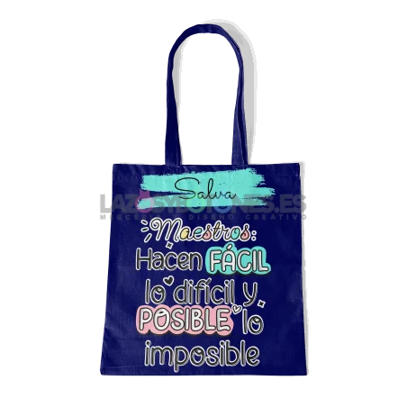 BOLSA PERSONALIZADA PROFESORES - FÁCIL