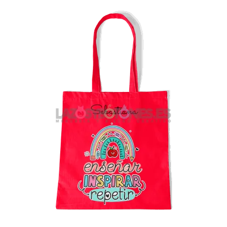 BOLSA PERSONALIZADA PROFESORES - ARCOIRIS