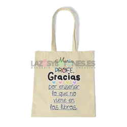 BOLSA PERSONALIZADA PROFESORES - GRACIAS
