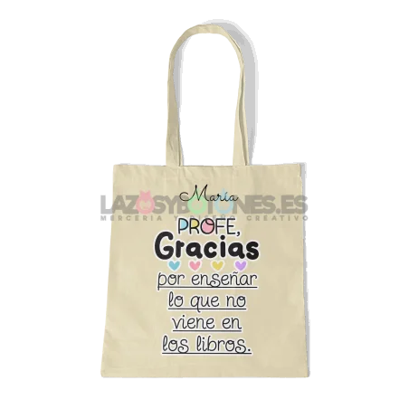 BOLSA PERSONALIZADA PROFESORES - GRACIAS