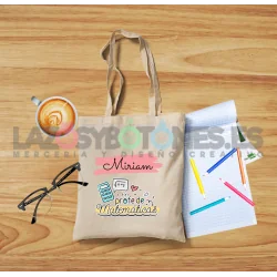 BOLSA PERSONALIZADA PROFESORES - PROFE MATEMÁTICAS