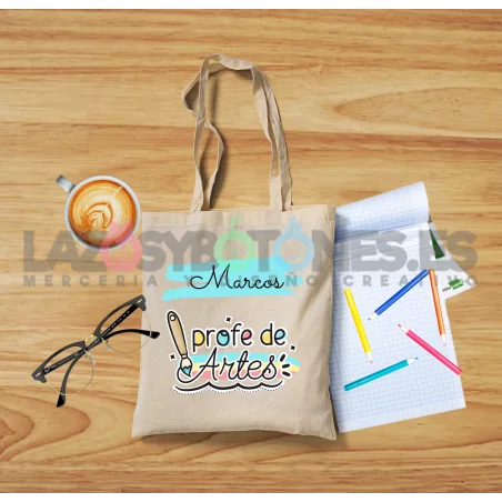 BOLSA PERSONALIZADA PROFESORES - PROFE DE ARTES