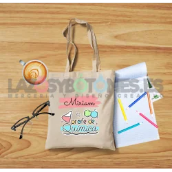 BOLSA PERSONALIZADA PROFESORES - PROFE DE QUÍMICA