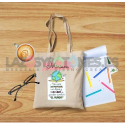 BOLSA PERSONALIZADA PROFESORES - LIBRETA