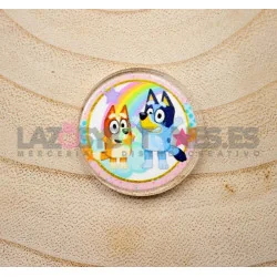 APLIQUE - RESINA BLUEY ARCOIRIS