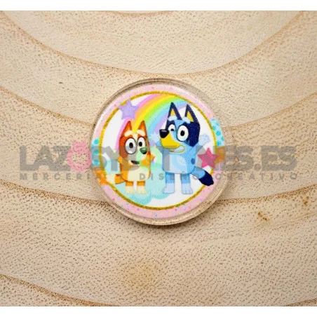 APLIQUE - RESINA BLUEY ARCOIRIS