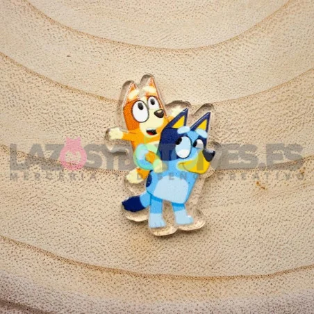 APLIQUE - RESINA BLUEY Y BINGO
