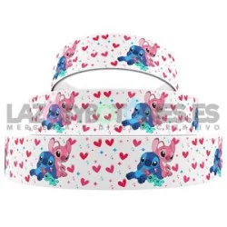 Cinta STITCH CORAZONES 25mm