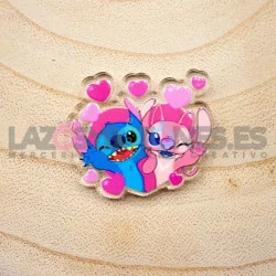 APLIQUE - RESINA STITCH CORAZONES