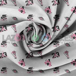 Tela Nike Jordan Blanco/rosa - 150cm/ancho