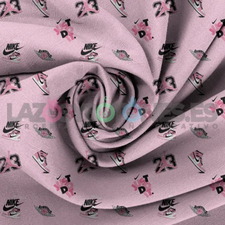 Tela Nike Jordan Rosa - 150cm/ancho