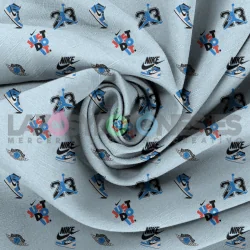 Tela Nike Jordan Azul claro - 150cm/ancho