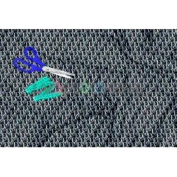 Tela Dior Negro/azul - 150cm/ancho