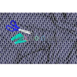 Tela Dior Marino/blanco - 150cm/ancho