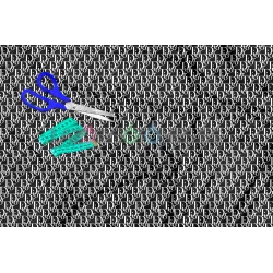 Tela Dior Negro/blanco - 150cm/ancho