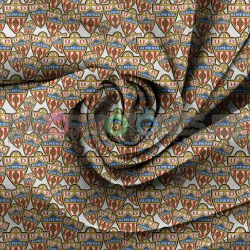 Tela Unión Deportiva Almería - 150cm/ancho